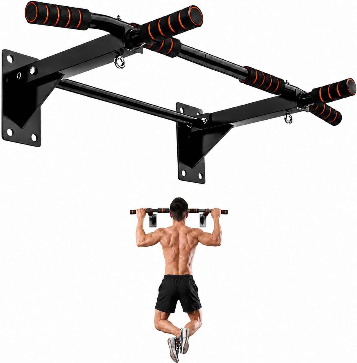 Pull Up Bar - عارضة تمارين رفع الجسم للاستخدام المنزلي،