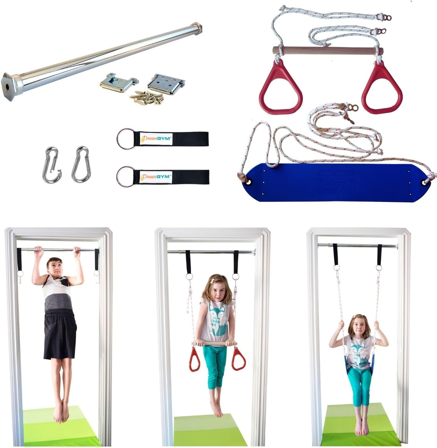 Gymnastic Ring - مجموعة أرجوحة للأطفال للاستخدام الداخلي -