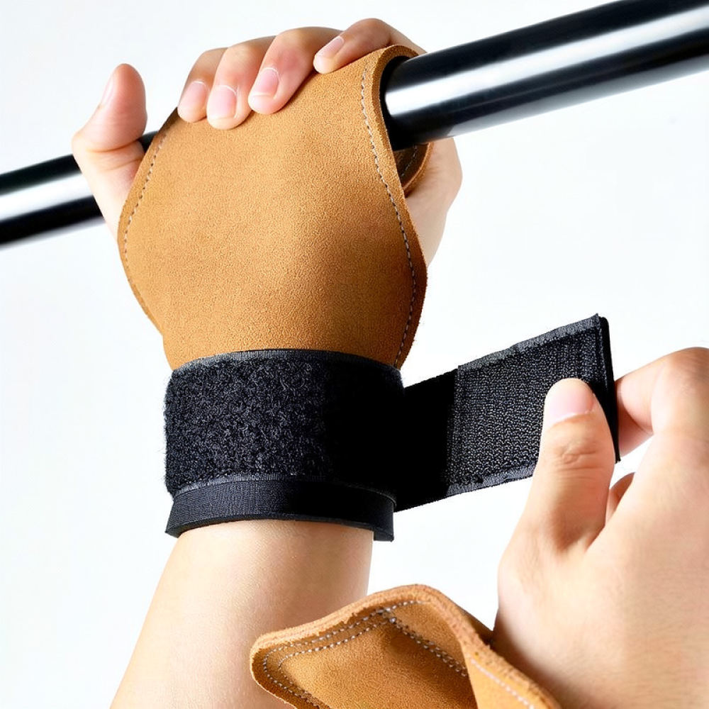 أحزمة رفع من جلد البقر، دعامة  - مراجعة Weightlifting Gloves وسعره