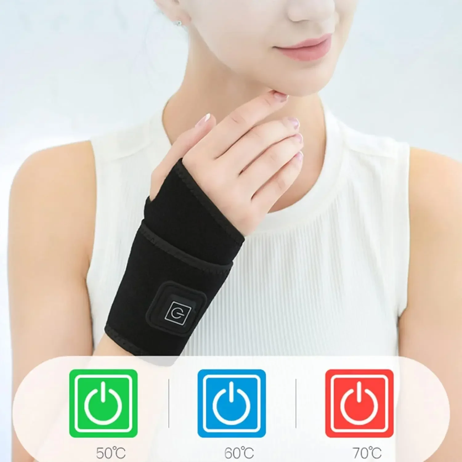 جهاز تدليك يدوي حراري مع واقي  - مراجعة Wrist Wraps وسعره