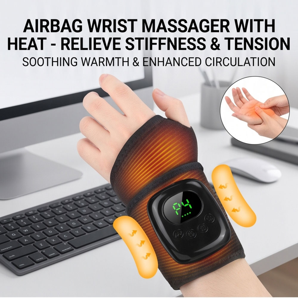 جهاز تدليك محمول للرسغ يعمل با - مراجعة Wrist Wraps وسعره