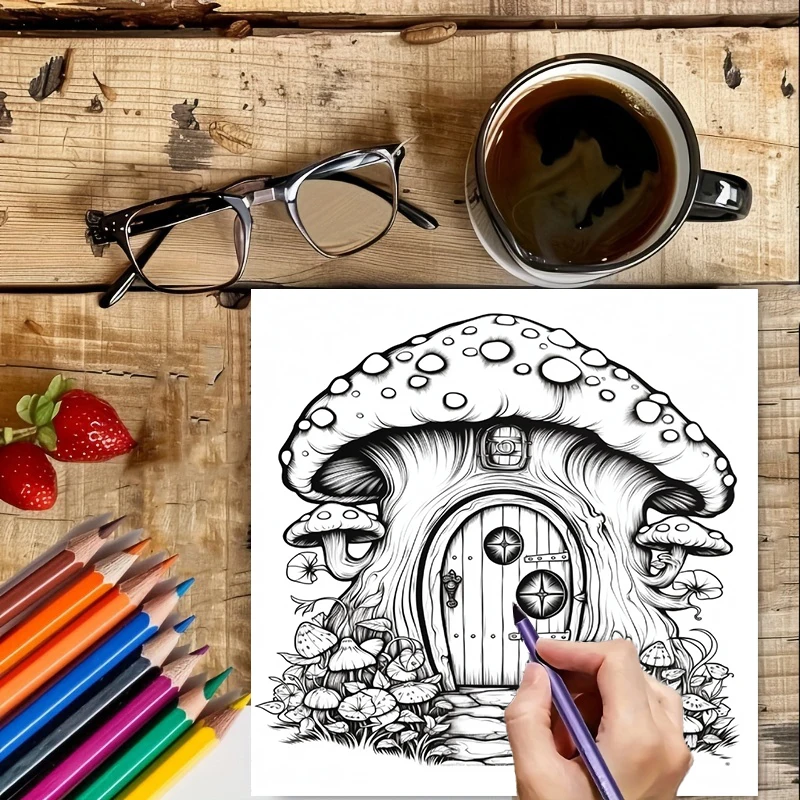 كتاب تلوين بتصميم باب الجنيات  - مراجعة Chalk Bag وسعره